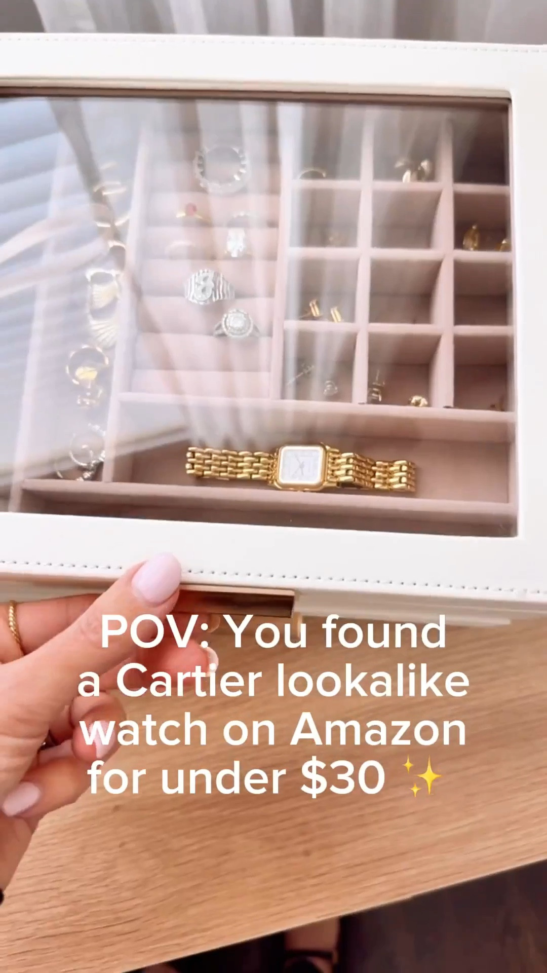 The most gorgeous little gold watch 😍 

#LTKFindsUnder50 #LTKFindsUnder100 #LTKgrwm