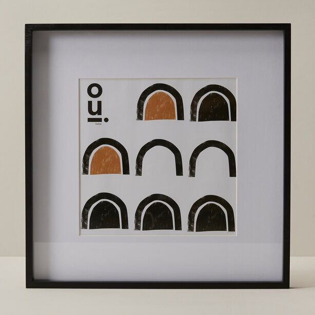 17" X 17" GALLERY FRAME, BLACK | Indigo (CA)