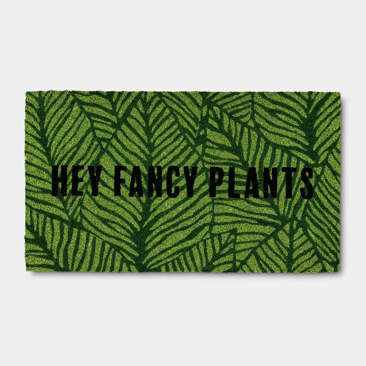 Hey Fancy Plants Rectangle Outdoor Doormat Green - Room Essentials\u2122 | Target