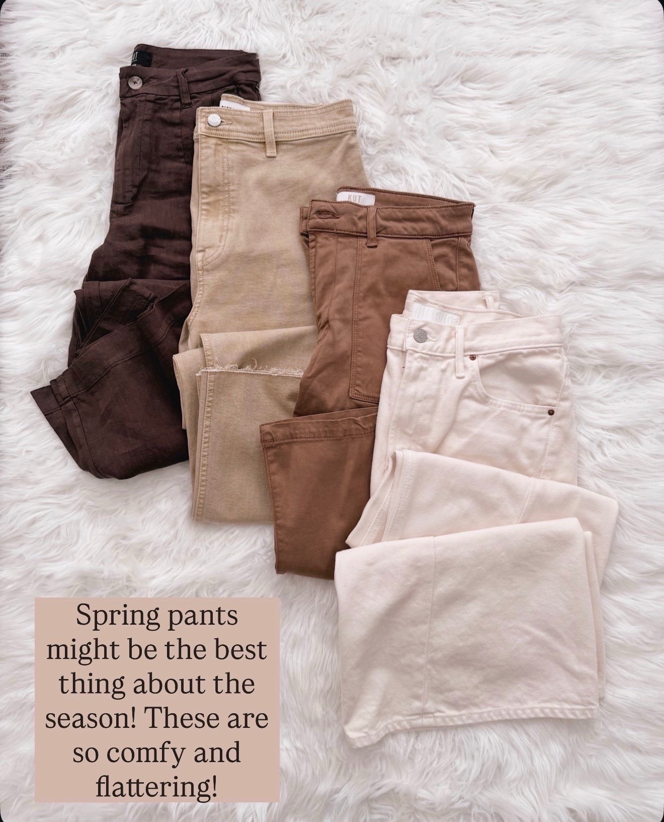 These are the kind of pants you end up reaching for all season. Soft, flattering, and easy to style with simple tops, sweaters, or tees.

spring pants women, comfortable pants women, casual everyday pants women, neutral pants outfit women, flattering casual pants women, spring outfit basics women, easy everyday outfit women, casual chic wardrobe staples 

#LTKootd #LTKOver40 #LTKWorkwear