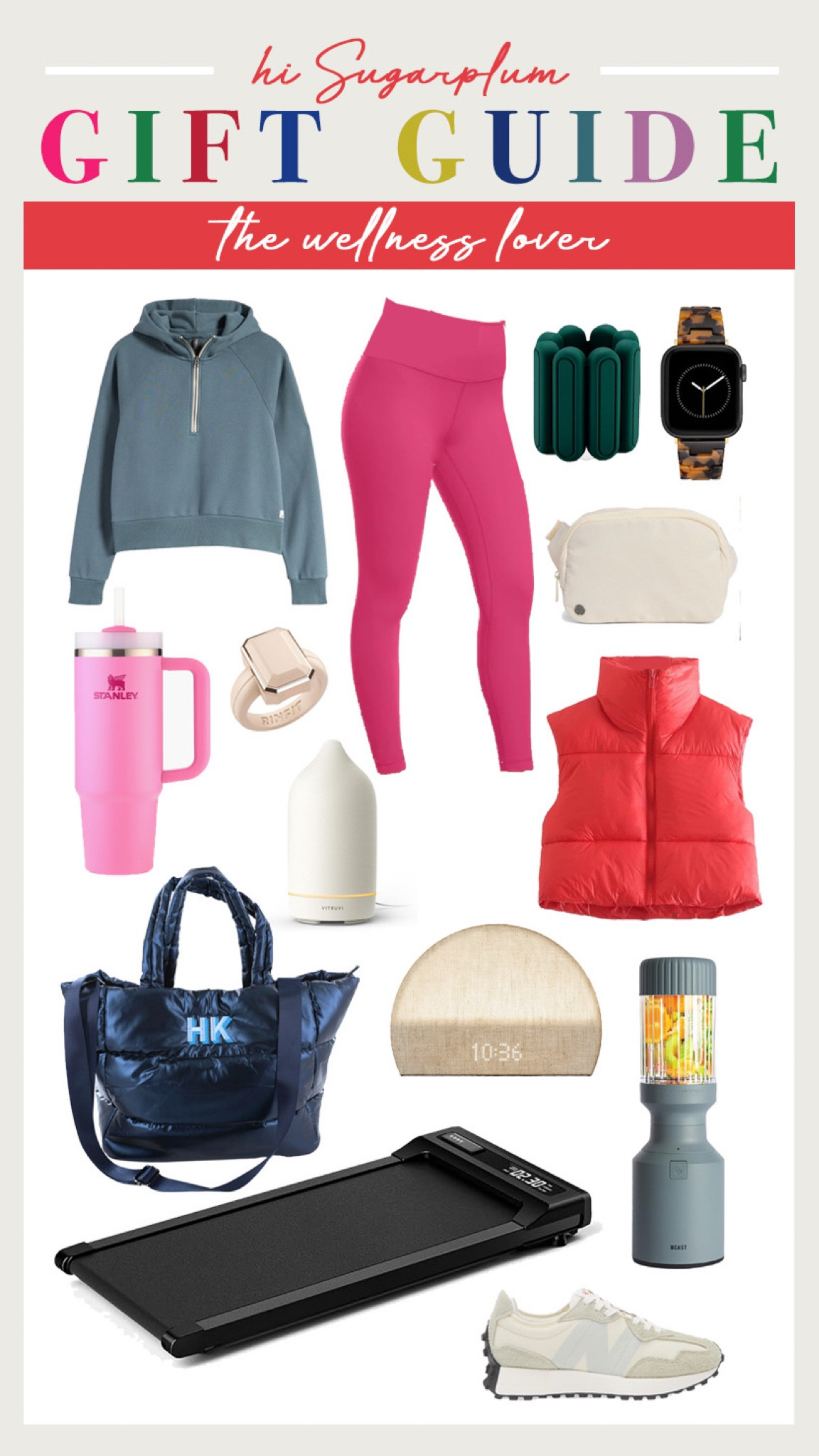 Gift Guide For The Wellness Lover | Hi Sugarplum! #sugarplumstyle #sugarplumgifts #giftguide #wellness

#LTKGiftGuide #LTKFitness #LTKHoliday