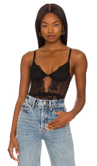 Ivy Bodysuit in Black | Revolve Clothing (Global)