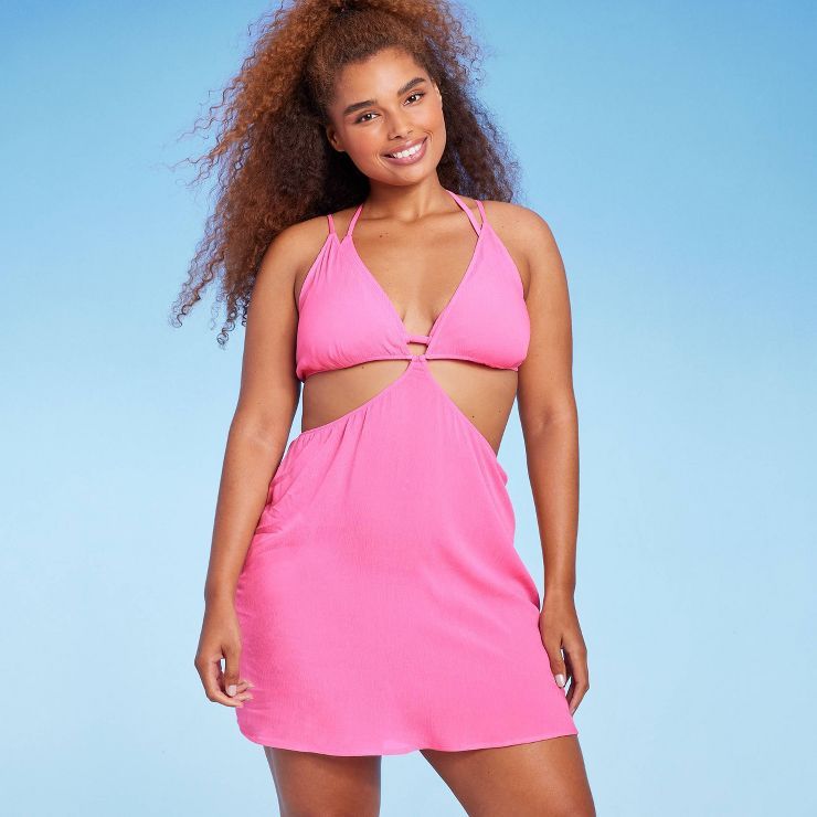 Women's Cut Out Cover Up Mini Dress - Wild Fable™ | Target