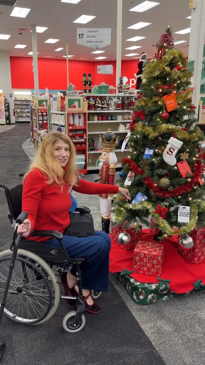 Come with me to @cvspharmacy to check out holiday Christmas gifts and more!! I had pick up some candy for my holiday baking and it’s on sale buy one get one for a dollar!! Also don’t forget cvs has tons photos gifts and does Christmas cards that are 60% off 11/9-11/15 with code cardsdeal. I have to do mine while they are on sale!! They also have such fun decor!! They have the large nutcracker everyone loves!! Also don’t forget they also sell gift cards to all different places which is always well loved gift!!!
.
.
John 14:27: “Peace I leave with you. My peace I give you. I give to you not as the world gives. Don’t be troubled or afraid.”
.
.
Shop my finds and looks on my @ltk.hq and @shopmy bellevueblue 
.
.
#holidayswithcvs #cvspartner #cvsphoto #cvsholidayprep #baking #christmasbaking #christmascards #christmasdecor #christmasshopping #style #fashion #beauty #skincare #disability #disabled #verse #wheelchairgirl #makeup #verse #positivity #clt #holidays

#LTKSaleAlert #LTKFindsUnder50 #LTKHoliday