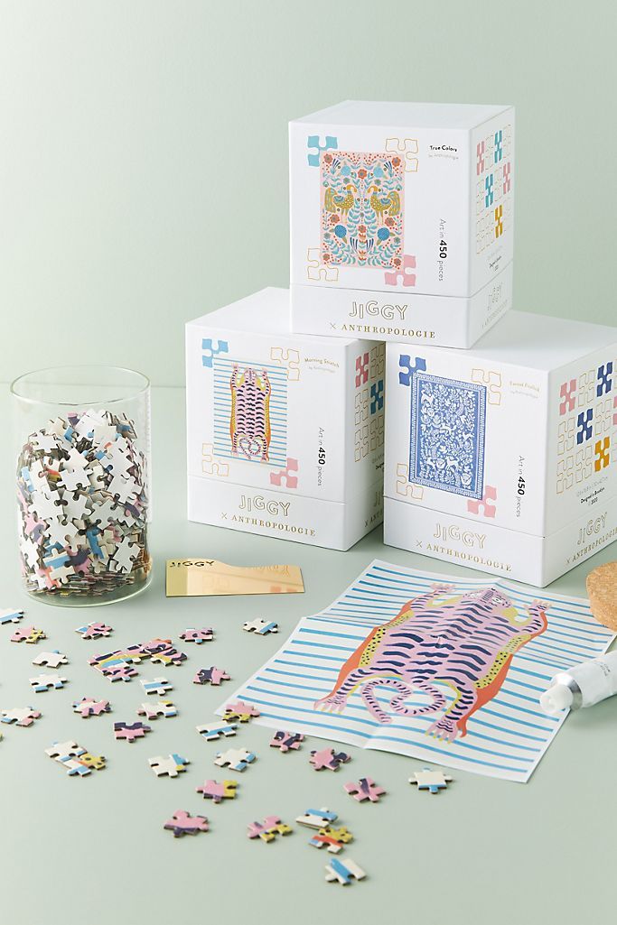 Jiggy for Anthropologie Puzzle and Glue Set | Anthropologie (US)