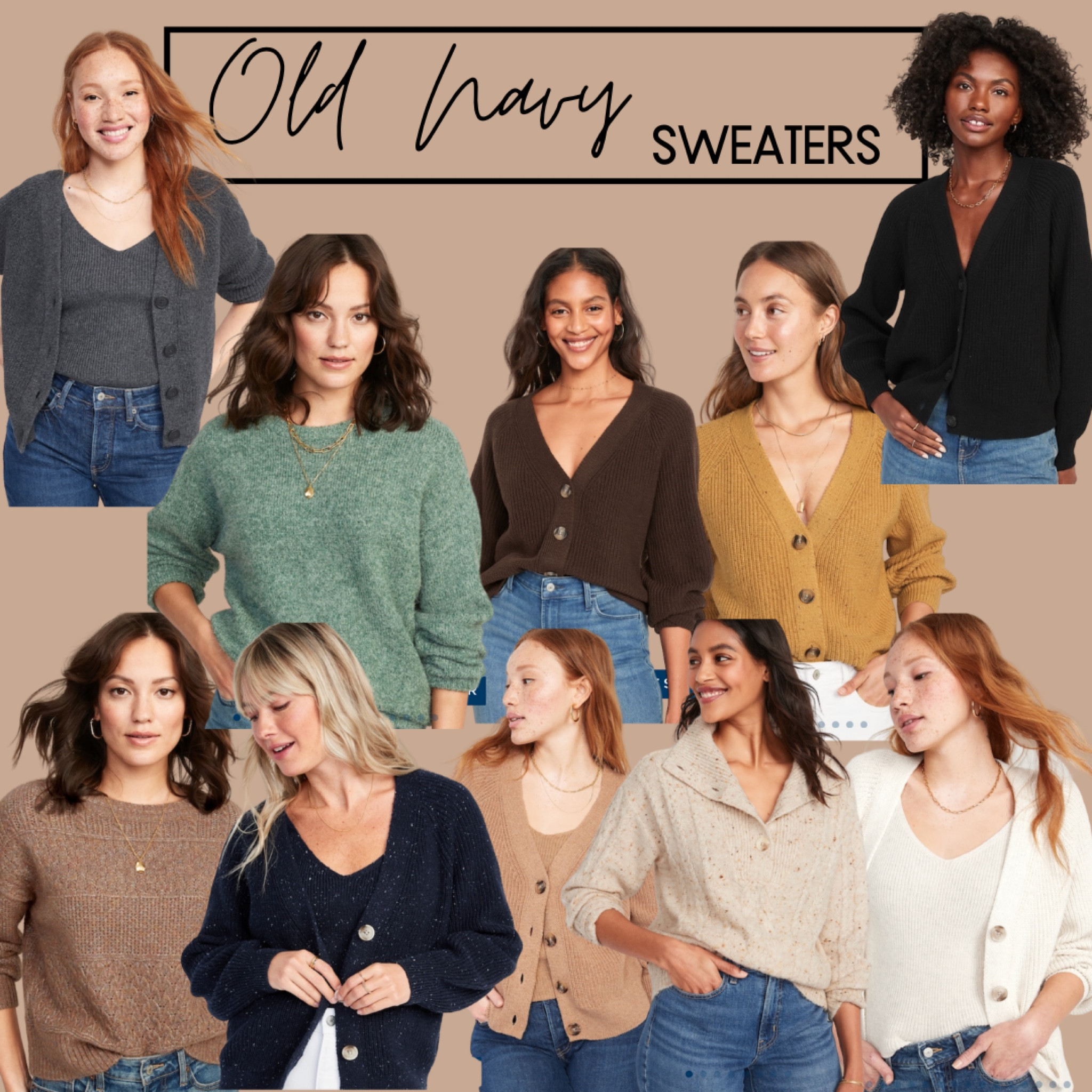 Old Navy Sweaters and Bestsellers

Cardigans, sweaters, tunic sweaters, knit sweaters, womens sweaters, fall sweaters, LTKSALE, 25% off

#LTKstyletip #LTKSale #LTKsalealert