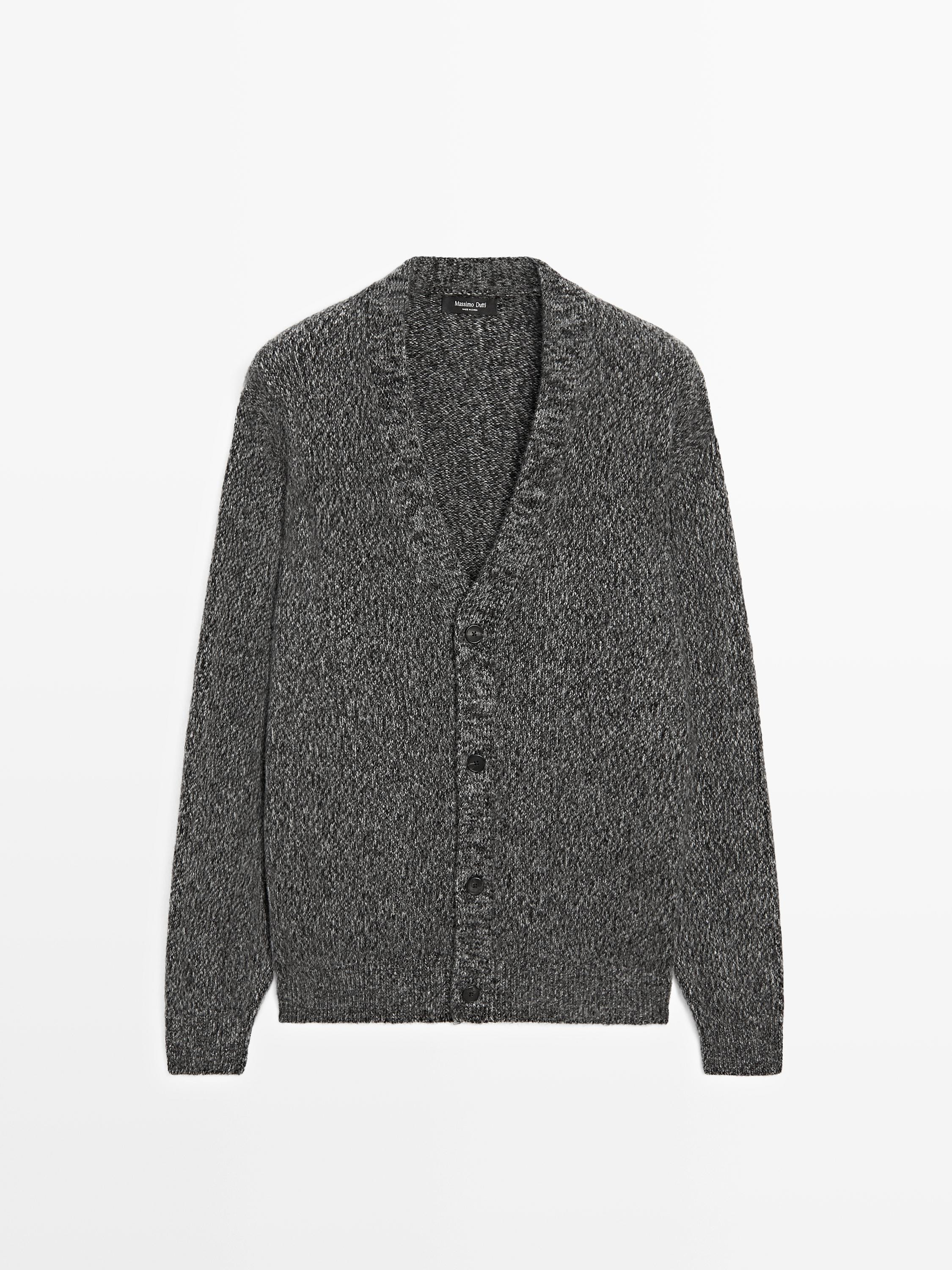 Strickcardigan mit Wollanteil | Massimo Dutti DE