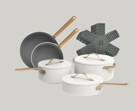 Beautiful 12pc Ceramic Non-Stick Cookware Set, White Icing



#LTKhome
