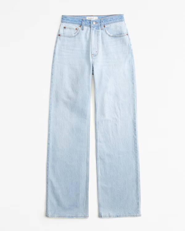 Women's High Rise 90s Relaxed Jean | Women's Bottoms | Abercrombie.com | Abercrombie & Fitch (US)