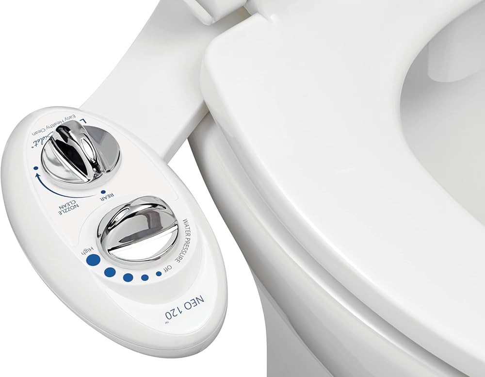 LUXE Bidet NEO 120 - Self-Cleaning Nozzle, Fresh Water Non-Electric Bidet Attachment for Toilet S... | Amazon (US)