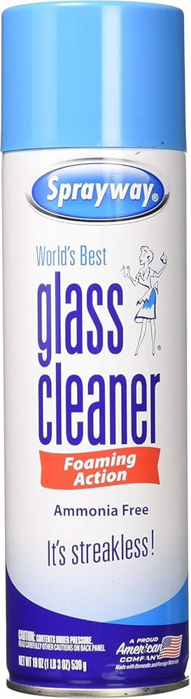 Sprayway Streakless Glass Cleaner 19 Ounce (Pack of 3) Made in USA, Blue and White (Package may v... | Amazon (US)
