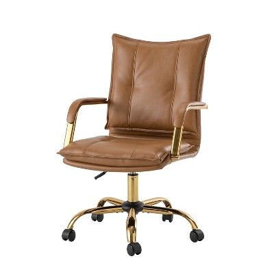 Patrizia Tufted Ergonomic office task chair High Back Executive Swivel Chair for Living Room and ... | Target
