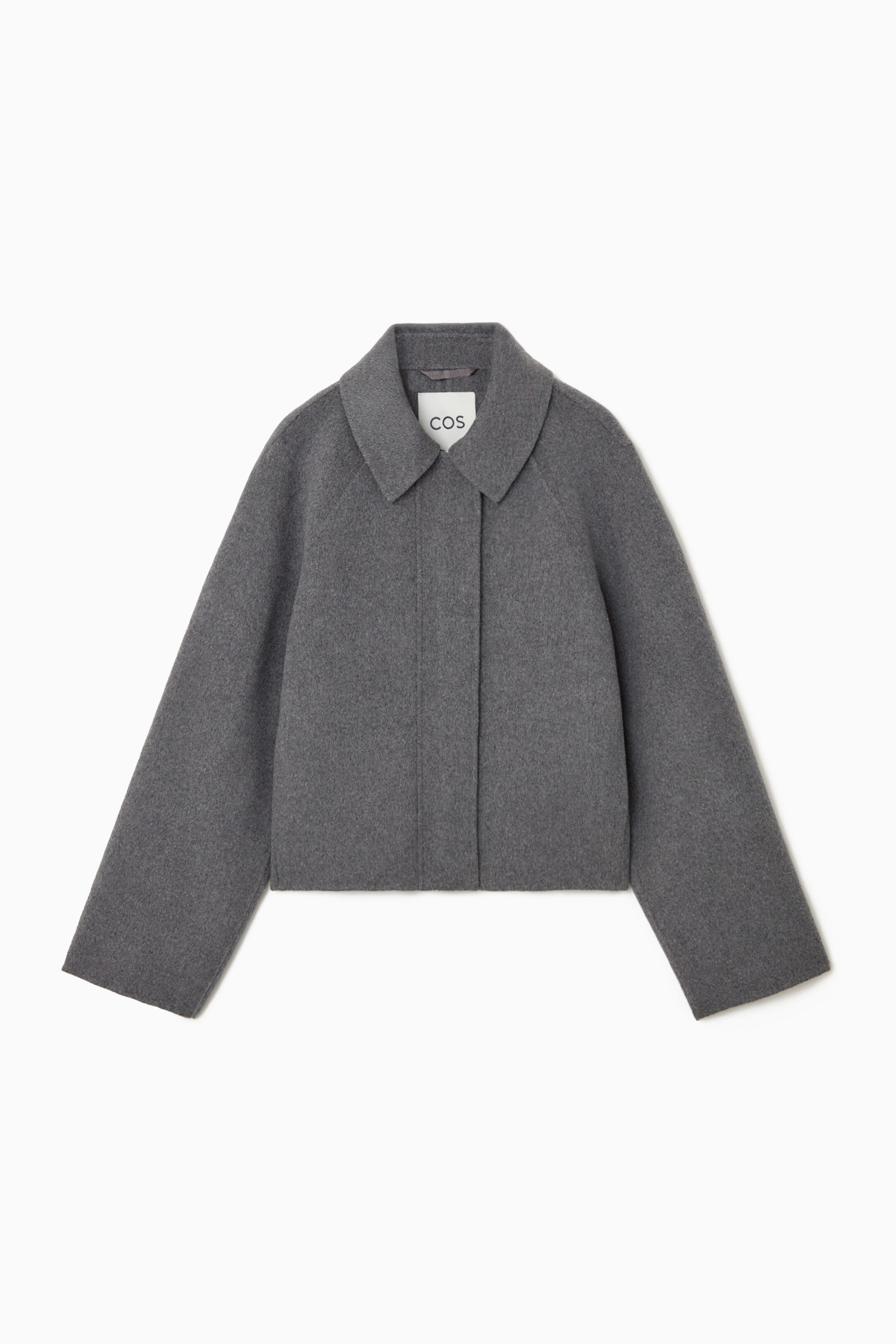 SHORT DOUBLE-FACED WOOL JACKET | COS (AU)