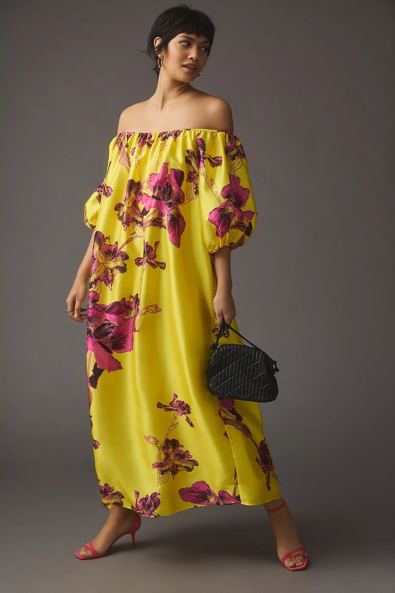 Atsu Off-The-Shoulder Floral Dress | Anthropologie (US)
