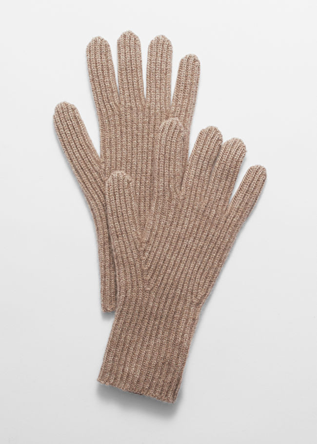 Ribbed Cashmere Gloves | & Other Stories UK