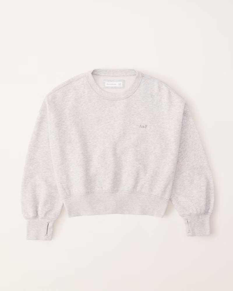 essential crew sweatshirt | Abercrombie & Fitch (US)
