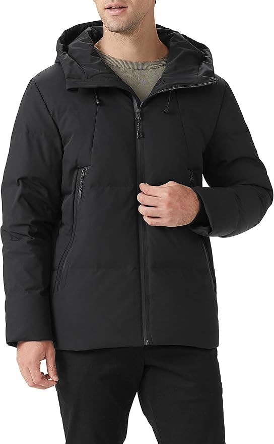 Orolay Men's Insulated Warm Hooded Puffer Down Jacket Winter Coat | Amazon (US)