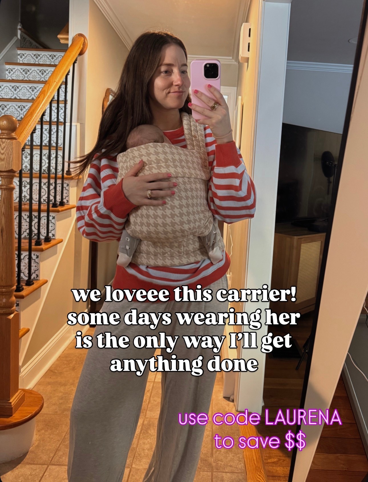 We love this baby carrier!! My code LAURENA saves you $$!! 

#LTKmomlife #LTKBaby