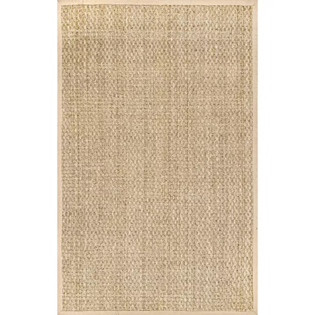 nuLOOM Hesse Checker Weave Seagrass Indoor/Outdoor Area Rug | Target