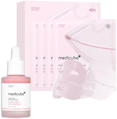 medicube Salmon DNA PDRN Duo for Beginner: Salmon DNA PDRN pink collagen jelly gel mask (4ea) and... | Amazon (US)