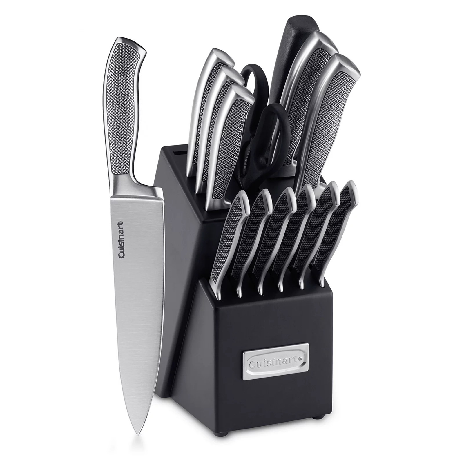 Cuisinart Graphix Herringbone 15-pc. Stainless Steel Cutlery Set, Multicolor | Kohl's