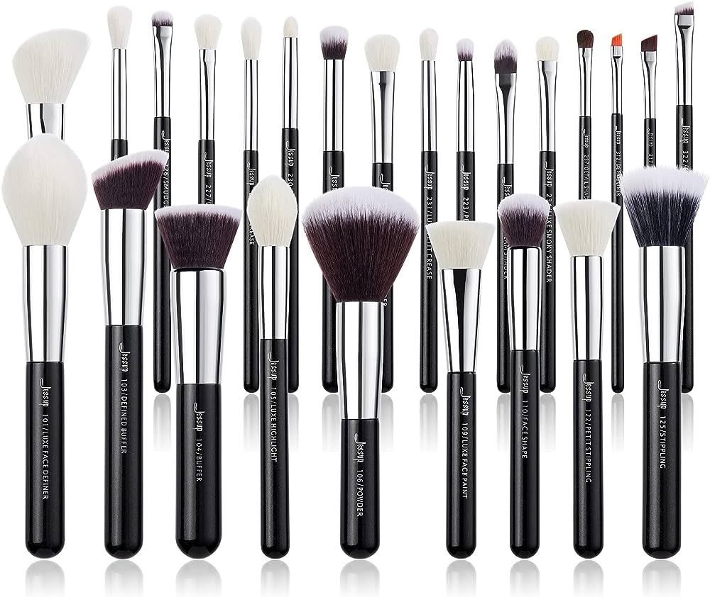 Jessup 25pcs Professional Makeup Brush Set Foundation Powder Concealer Eyeshadow Blending Blush H... | Amazon (US)