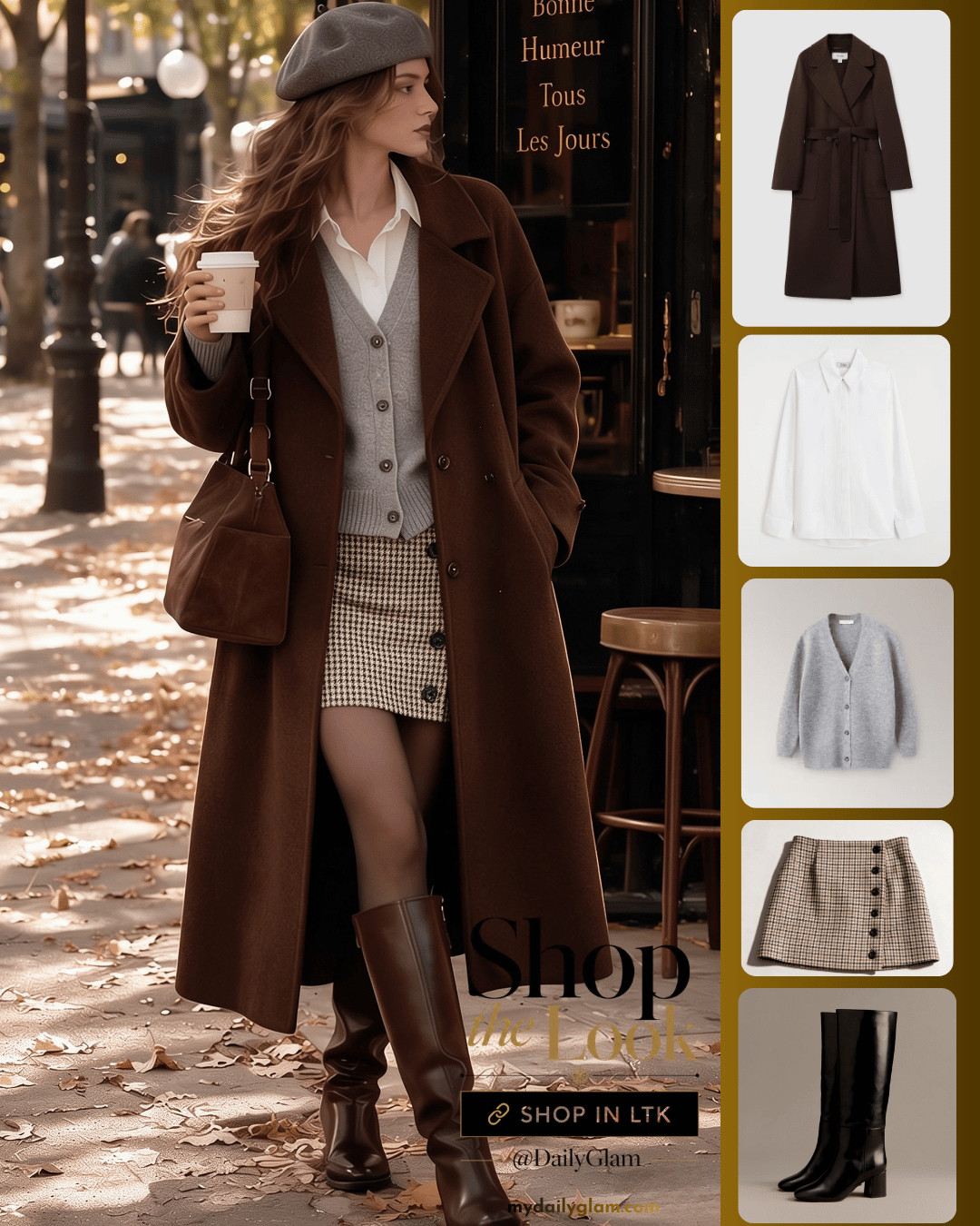 Effortless Parisian Fall Outfit for Casual City Days

#ParisianFallStyle #FallOutfitInspo #ChicAutumnLooks #NeutralWardrobe #CoatOutfit #PreppyFallStyle #EverydayElegance #ClassicFallFashion #CityOutfitIdeas #TimelessStyle 

 #LTKootd #LTKOver40 #LTKWorkwear