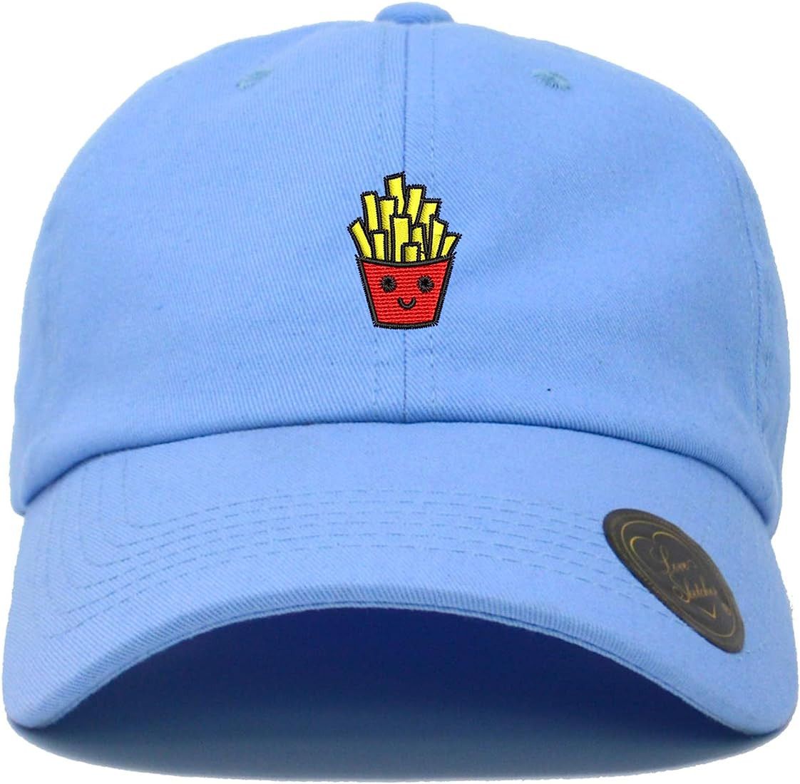 Love Sketches French Fries Embroidered Classic Polo Baseball Cap Low Profile Dad Cap Hat | Amazon (US)