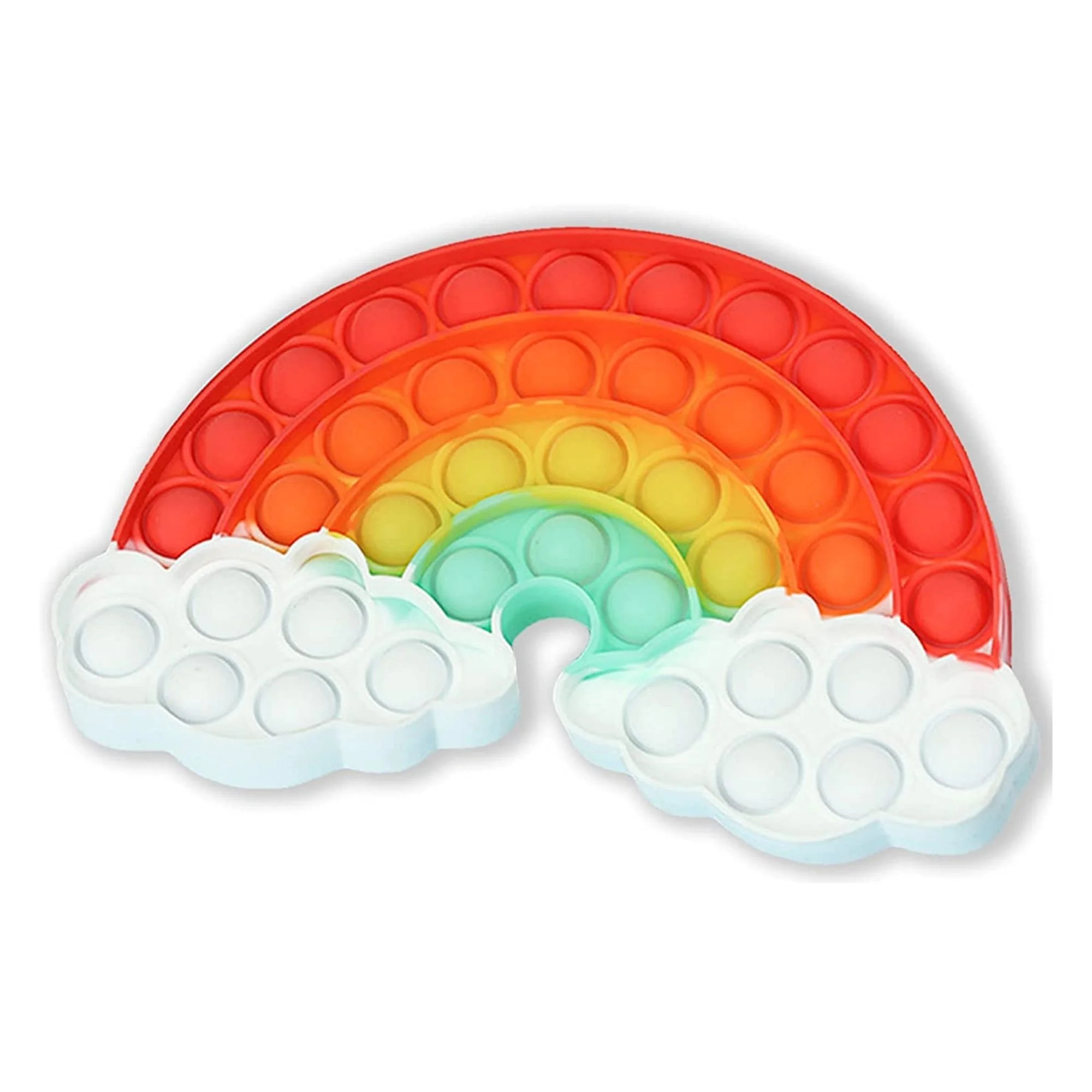 Flash Popup Bubble Fidget Rainbow with Clouds Novelty Toy | Walmart (US)