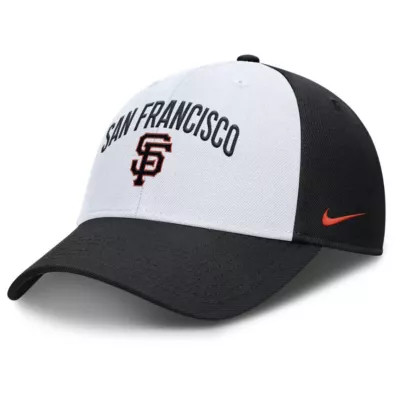 Men's MLB Nike White/Black San Francisco Giants Club Performance Adjustable Hat | Belk
