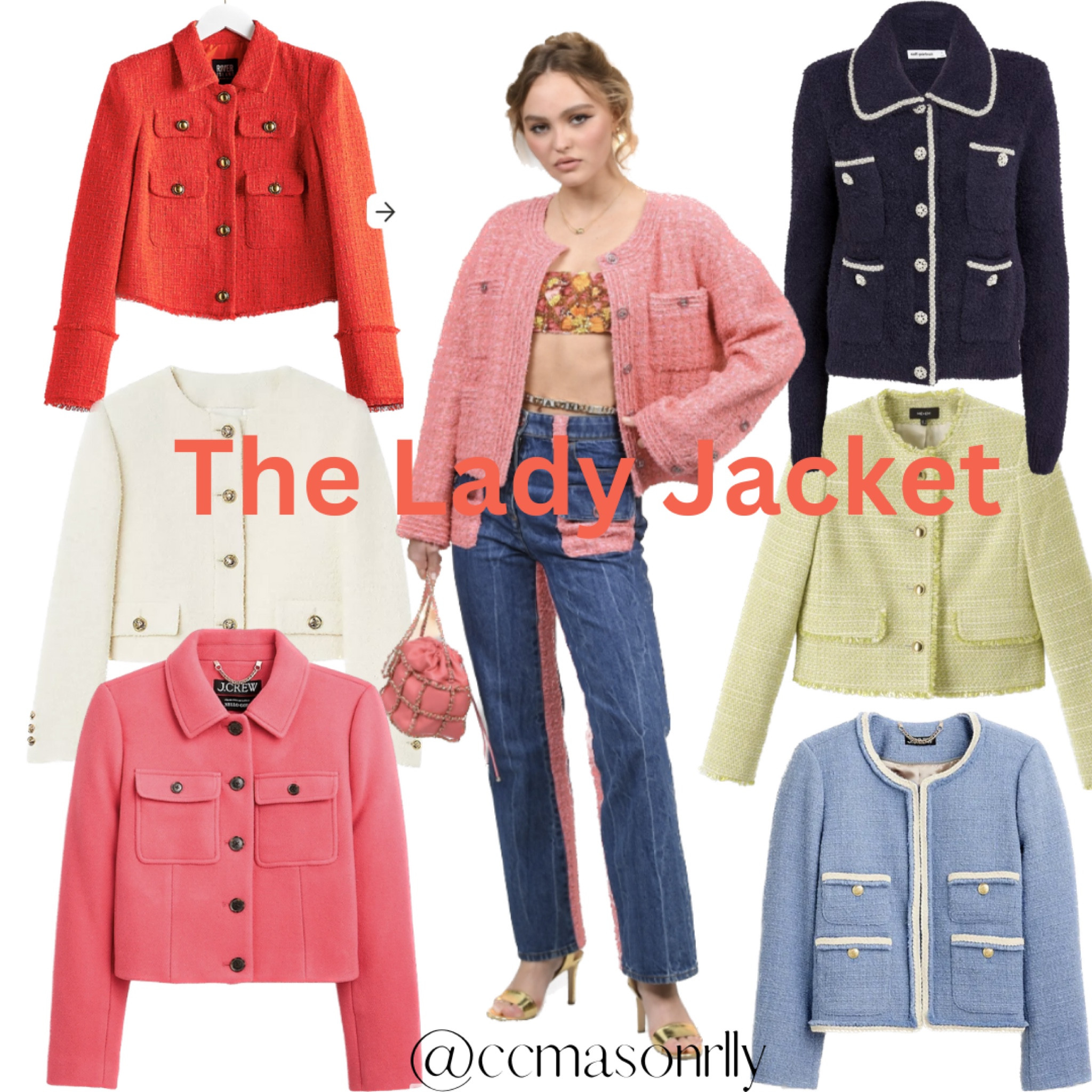 Lily Rose Depp styles the Lady Jacket , the most versatile piece that you can add to your wardrobe this autumn. The Lady Jacket is a great day to night piece. It elevates a casual look and brings sophistication to an already glamorous look  

#LTKstyletip #LTKworkwear #LTKSeasonal