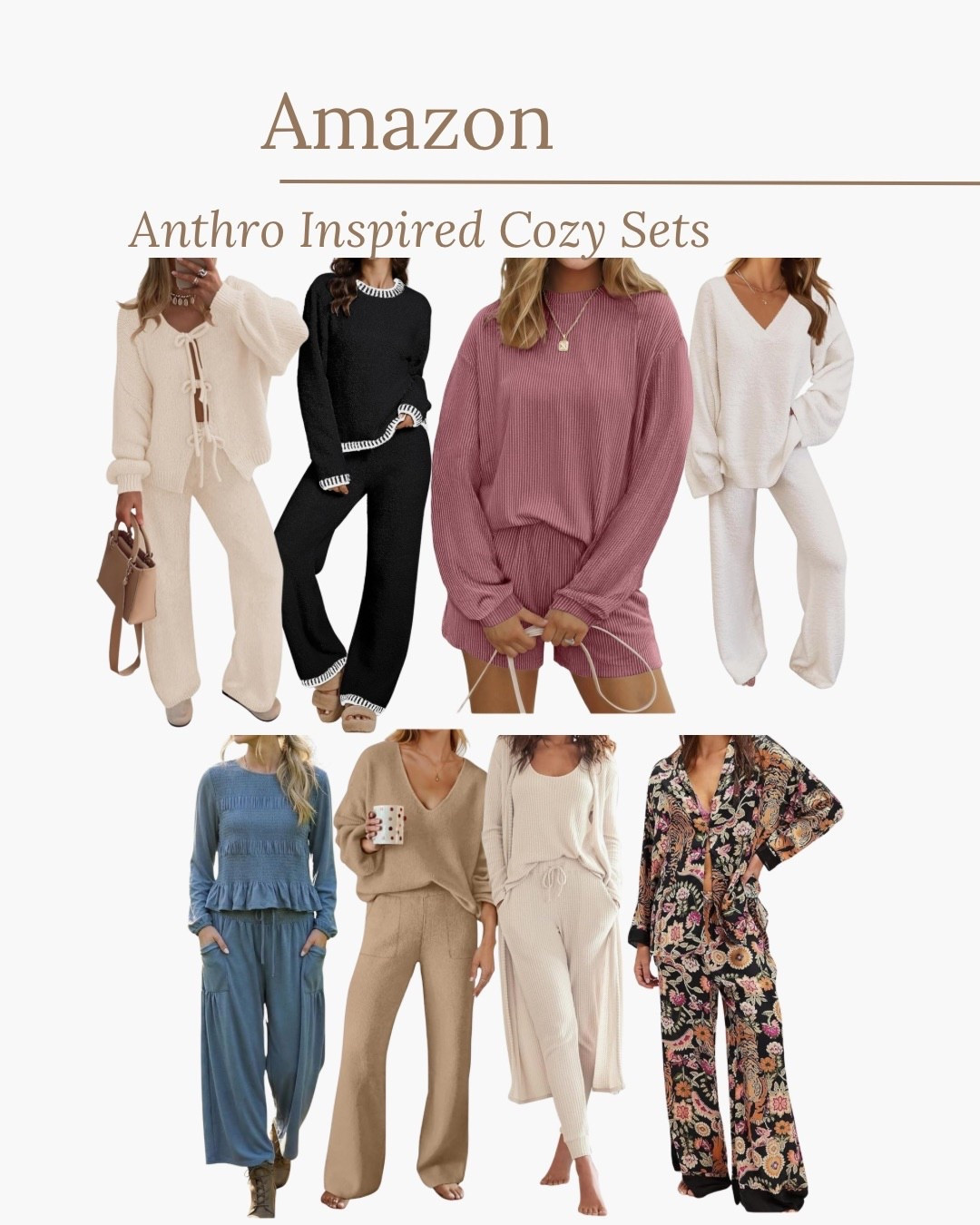 Anthro inspired cozy sets from Amazon !

#LTKSaleAlert #LTKootd #LTKActive