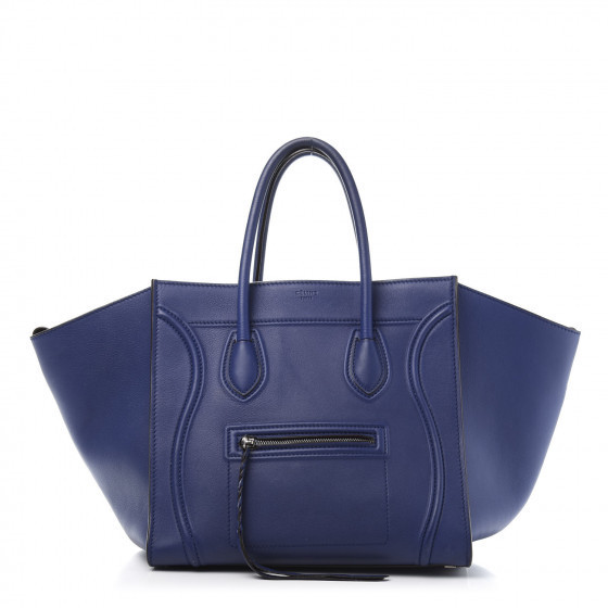 Supple Calfskin Medium Phantom Luggage Indigo | Fashionphile