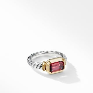 Novella Ring with Rhodalite Garnet and 18K Yellow Gold | David Yurman