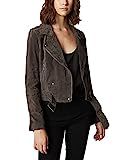 [BLANKNYC] womens Suede Moto Jacket, Shadow Grey, Small US | Amazon (US)