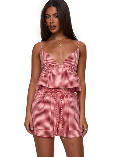 Princess Polly Lille Set Red Gingham | Amazon (US)