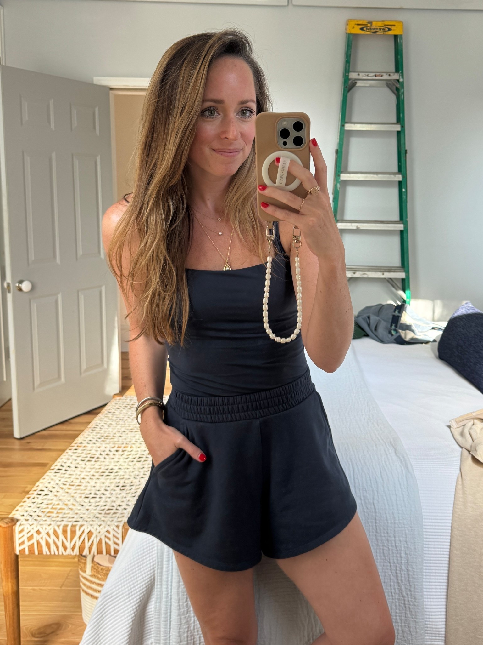 I wear this set at least once every weekend! Small in both. Sooo comfy and the navy blue is perfect 💙

#LTKFindsUnder50 #LTKActive #LTKSaleAlert