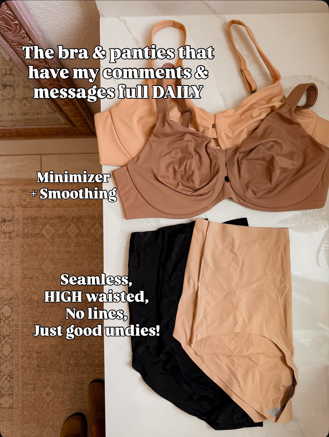 The infamous bra and panties I get asked about constantly!!!! 
Spanx use code: BWCXSPANX 
UNDIES I get the large 


#LTKStyleTip #LTKMidsize #LTKFindsUnder50