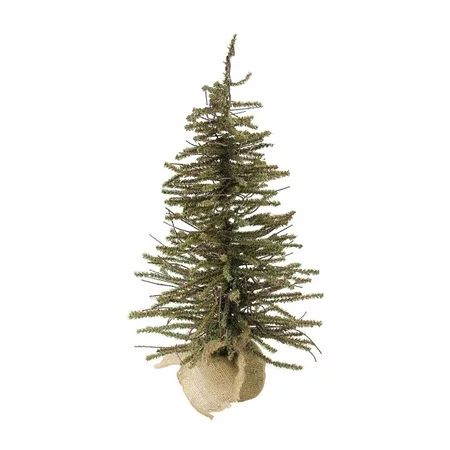 2' Warsaw Twig Artificial Christmas Tree with Burlap Base - Unlit | Walmart (US)