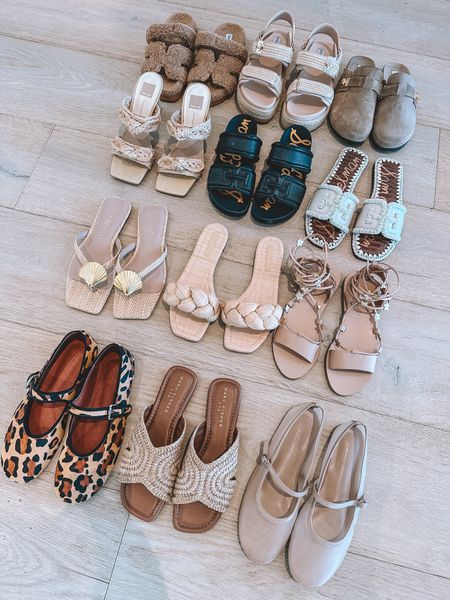 Favorite sandal/spring shoe round up 🤌