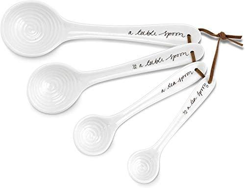 Portmeirion Sophie Conran White Measuring Spoons,Set of 4 | Amazon (US)