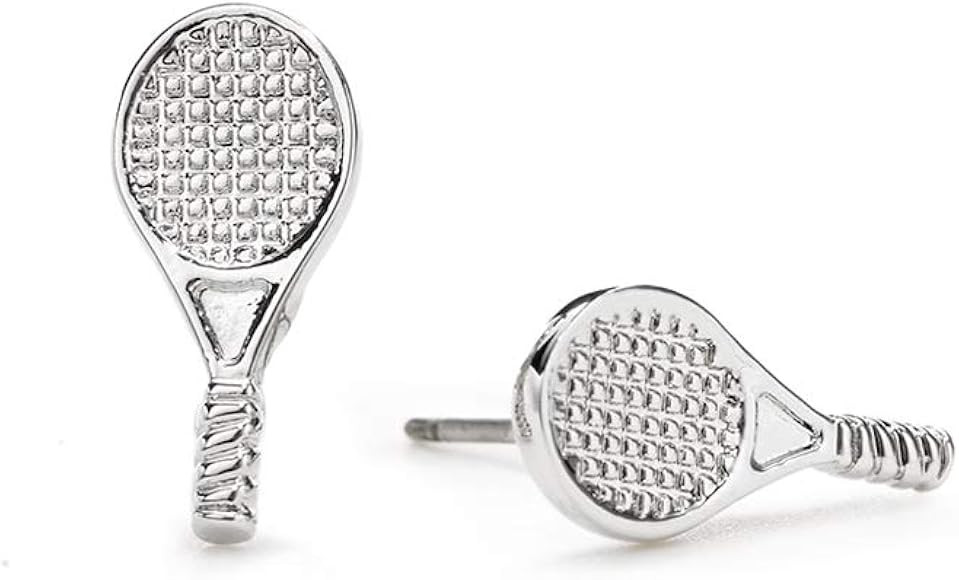 GIMMEDAT Sports Stud Soccer, Volleyball, Softball, Tennis Basketball, Baseball, Football Earrings... | Amazon (US)