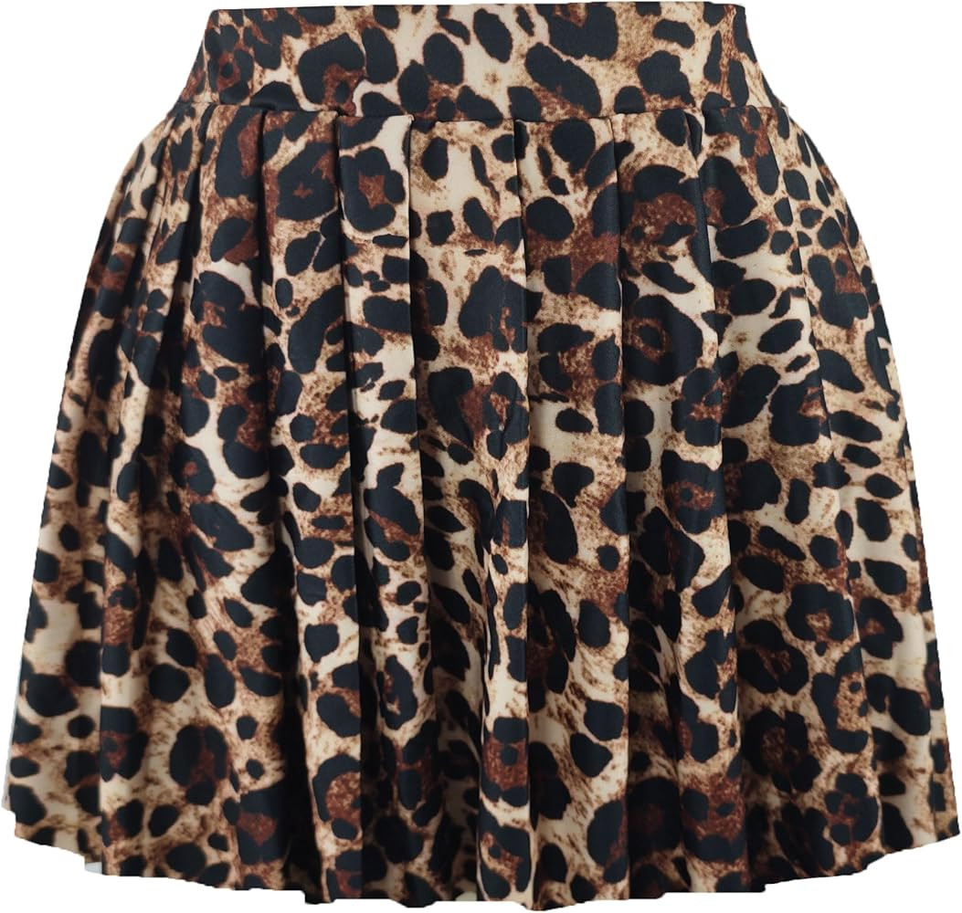 Women Sexy Pleated Mini Skirts Ruffle Sexy Club Y2k Role Play A-line Skirt Skater Skirt Girl Scho... | Amazon (US)