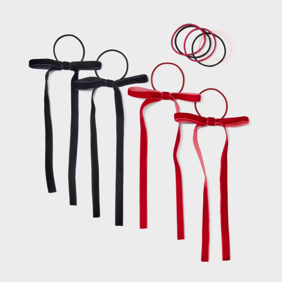 Bow Hair Elastic Pony Holders Set 10pc - Wild Fable™ | Target