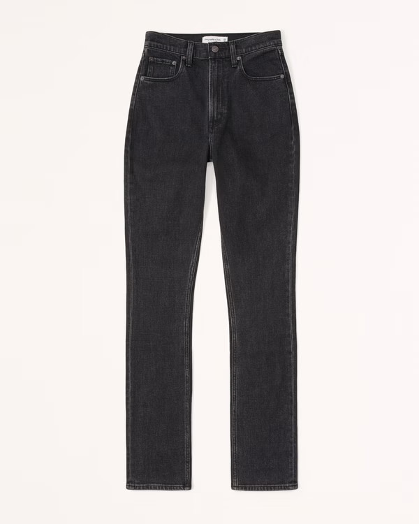 Ultra High Rise 90s Slim Straight Jean | Abercrombie & Fitch (US)