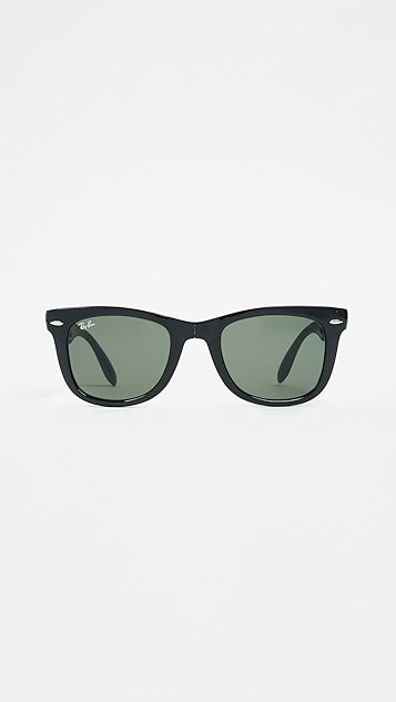 RB4105 Folding Wayfarer Sunglasses | Shopbop