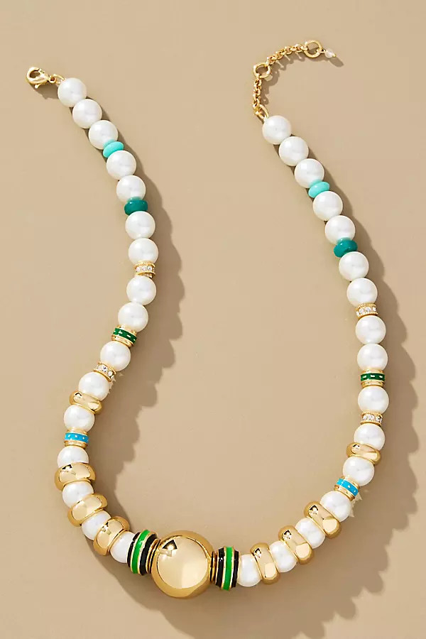 Preppy Pearl Short Necklace | Anthropologie (US)