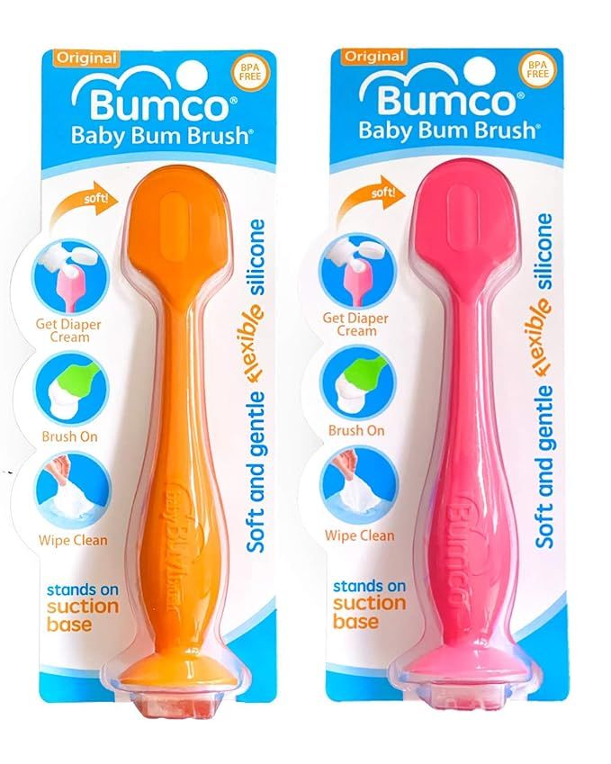 Bumco Diaper Cream Spatula 2-Pack - Baby Bum Brush for Butt Paste Diaper Cream - Baby Butt Cream ... | Amazon (US)