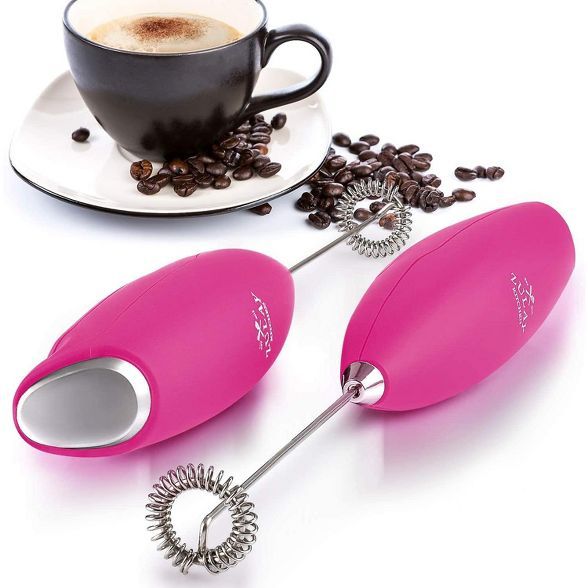Zulay Kitchen High Powered Milk Frother Handheld Foam Maker for Lattes, Cappuccinos, Matcha, Frap... | Target