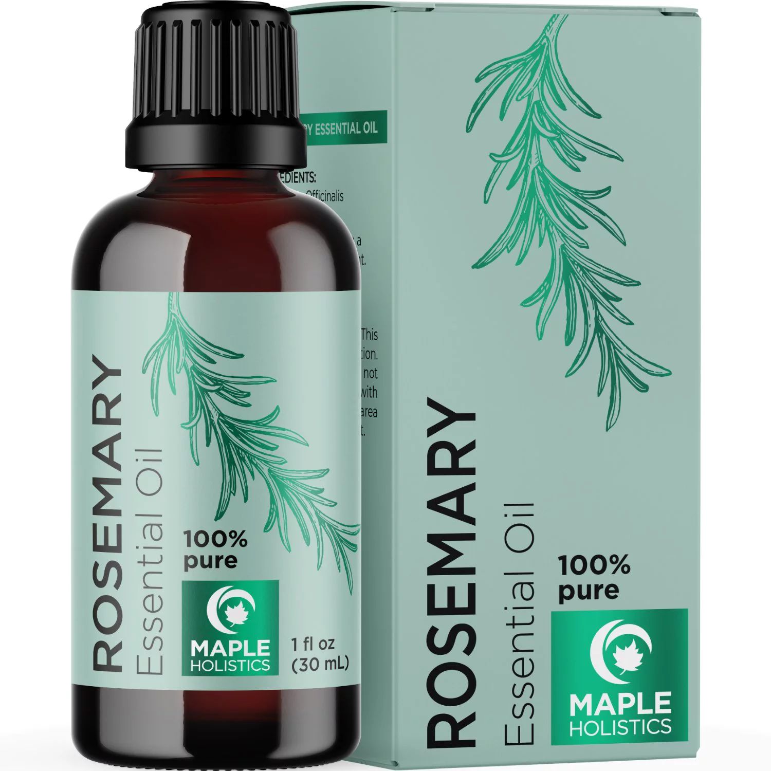 Pure Rosemary Oil for Hair Skin and Nails - Undiluted Rosemary Essential Oil for Diffuser and Nat... | Walmart (US)